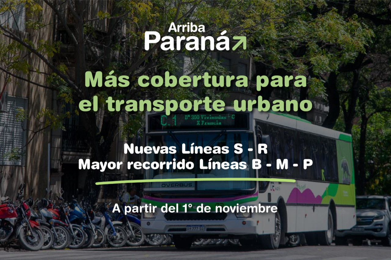 Transporte urbano: se dieron a conocer los detalles de nuevas líneas y recorridos